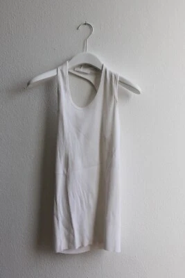 Helmut Lang signature tank tap, White, size L - Bild 1 von 4