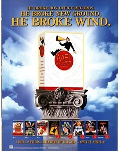 PTP102 MAGAZINE ADVERT 11X8" THE MEL BROOKS DVD COLLECTION - Foto 1 di 1