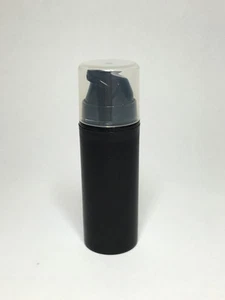 Schwarze 30 ml Kunststoff Airless Pumpspender Flaschen mit Überverschluss JEDE MENGE - Bild 1 von 2