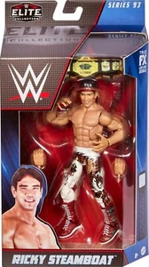 WWE RICKY EL DRAGÓN BARCO DE VAPOR Y CINTURÓN MATTEL ELITE SERIE 93 FIGURA LUCHA LIBRE - Imagen 1 de 1