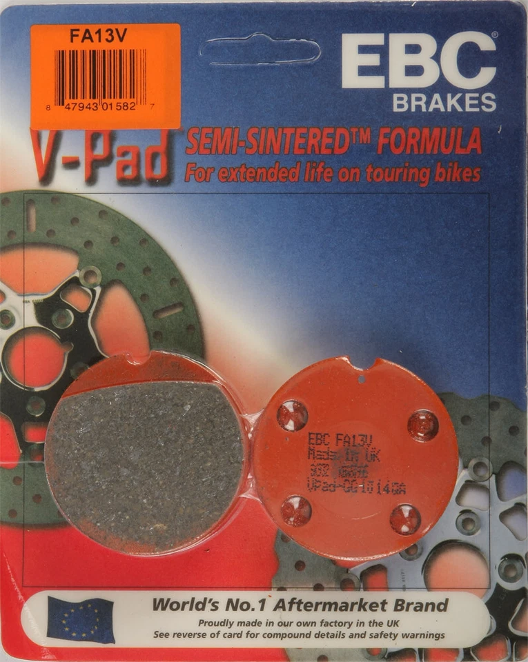 EBC 1976-1978 CB750A Automatic Honda BRAKE PADS V-SERIES FA13V - Image 1 of 1
