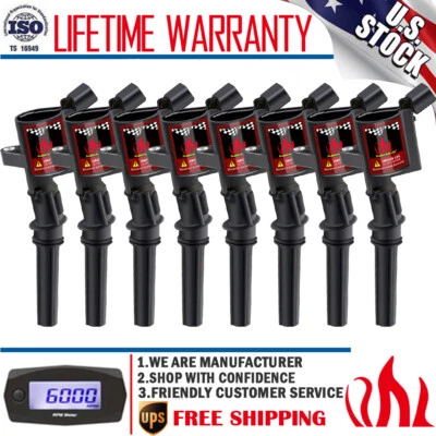 8Pack DG508 Ignition Coil Bobina For Mercury Mountaineer Grand Marquis 2004-2008 - Image 1 of 4