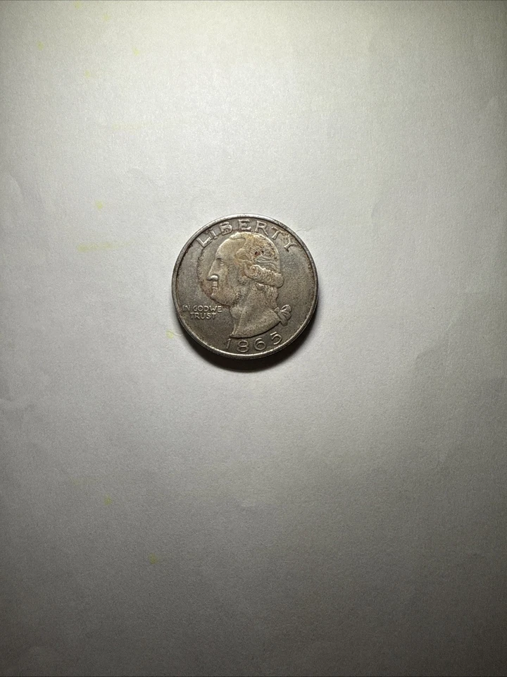 1865 GEORGE WASHINGTON LIBERTY ONE DOLLAR COIN COLLECTIBLE - Image 1 of 4