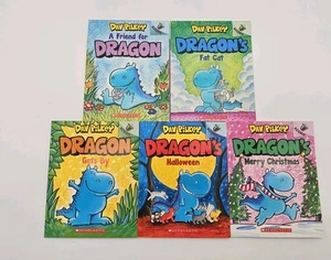 Dragon Complete Series 5 Books Collection Set Paperback Dav Pilkey - Imagen 1 de 7