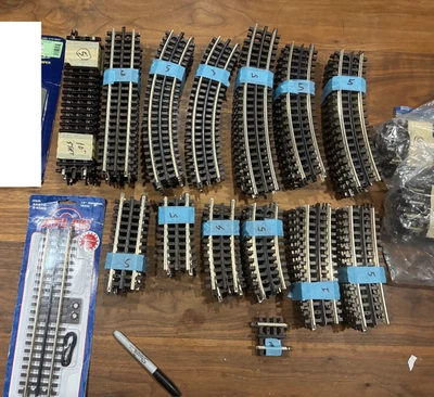 [T-O] 75 Atlas O Gauge Track Nickel Silver 6010 6052 6051 6044 6061 6063 & More - Image 1 of 4