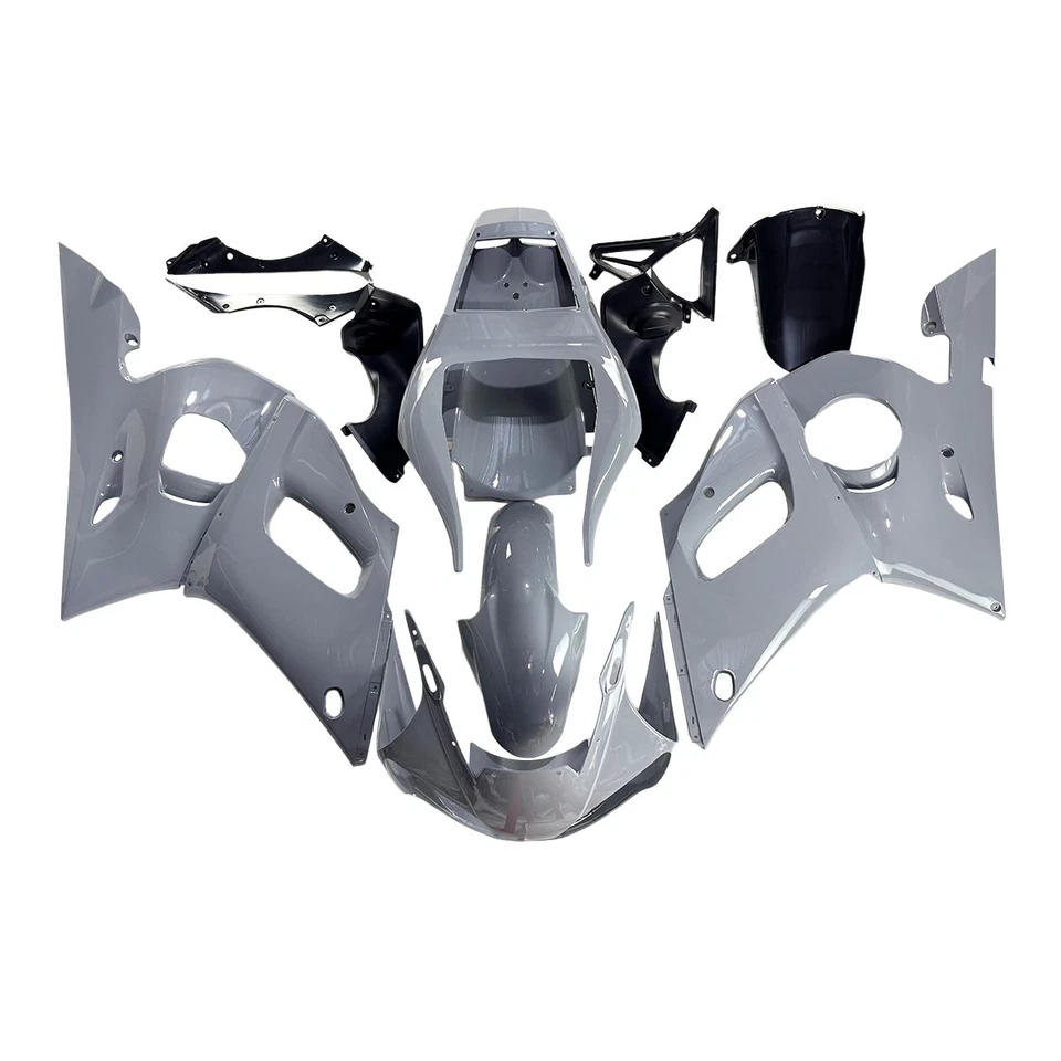 Kit de carenado gris cemento para carrocería de inyección de plástico Yamaha YZF R6 1998-2002 Foto 1 de 4