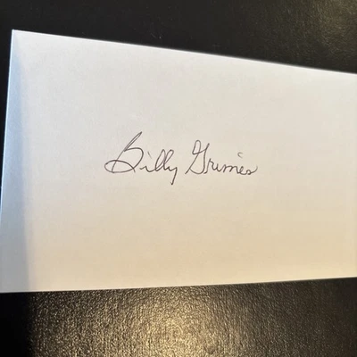 Billy Grimes (Okl. St.) HB ‘49 LA Dons, ‘50-52 Packers & CFL, 2X Pro Bowl, D.’05 - Image 1 of 2