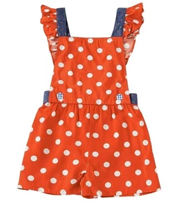Matilda Jane Magical Day Red Polka Dot Romper Shortalls Overalls Size 2T - Picture 1 of 11