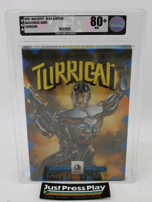 Turrican Sega Genesis Factory Sealed VGA Graded Silver Level 80+ NM - Image 1 of 4