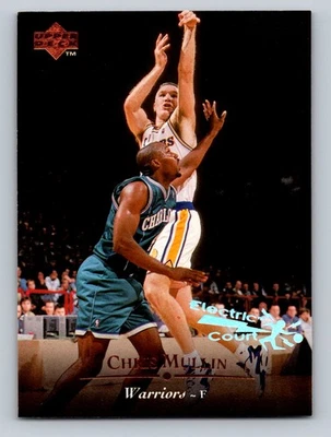 1995-96 Upper Deck #117 Chris Mullin Electric Court Golden State Warriors - Image 1 of 2