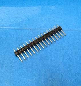 4D 100-PCS Breakaway Pin Header 16 Pin 2.54mm Straight Single Row Male Connector - Picture 1 of 3
