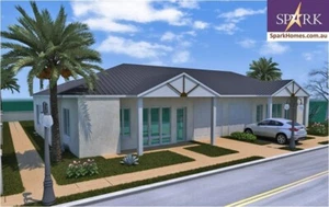 FIRE-RATED, STEEL-FRAME, 6 BED DUPLEX KIT HOME - SPARK HOMES DESIGN PLAN 234 - Picture 1 of 6
