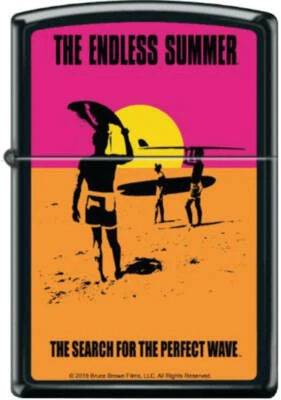 Encendedor Zippo Endless Summer Standard - negro mate Foto 1 de 2