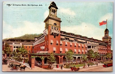 Postal Arlington Hotel, Street View, Hot Springs Arkansas publicada Foto 1 de 2