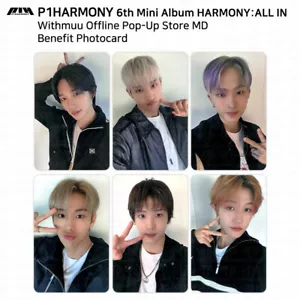 Fotocarcasa P1Harmony 6to Mini Álbum TODO IN Offline Pop Up Withmuu MD Benefit - Imagen 1 de 20