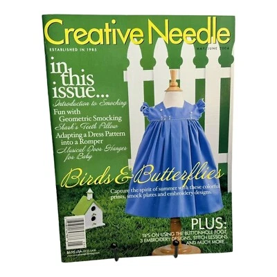 Creative Needle Smocking Embroidery Magazine May/June 2004 With Pattern - Image 1 of 2