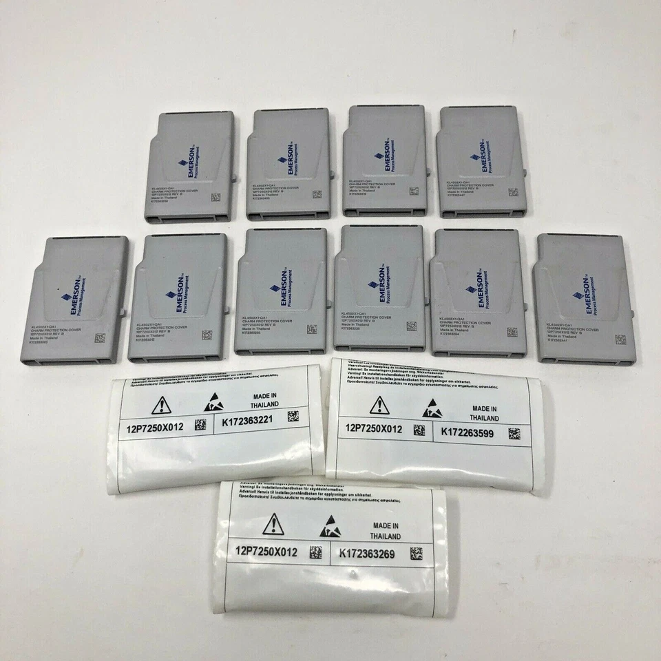 Lot of 13 Emerson Charm Terminal Covers KL4502X1-QA1 12P7250X012 Rev B - Image 1 of 4