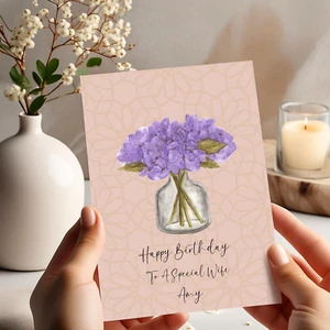 Personalised Birthday Card For Daughter, Granddaughter, Sister, Female Friend - Picture 1 of 4