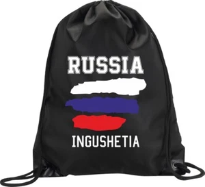 BOLSO MOCHILA INGUSHETIA RUSIA GIMNASIO BANDERA DEPORTE M1 - Imagen 1 de 1