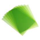 20 Mil Clear PVC Binding Covers, 20 Pcs for Report, Semi Transparent Green
