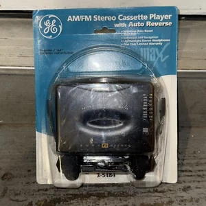 NEU Retro Vintage GE AM/FM Stereo Kassetten Abspielgerät mit Kopfhörer Walkman 3-5484 Neu in Verpackung - Bild 1 von 4