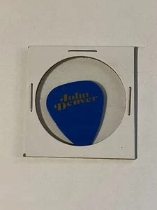 John Denver Guitar RARE Blue Guitar Pick Folk Rock Country Rocky Mountain High - Picture 1 of 2