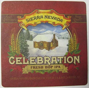 SIERRA NEVADA CELEBRATION ALE Cerveza MONTAÑA RUSA Alfombra, Chico, California, edición 2014 - Imagen 1 de 2