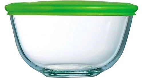 Pyrex Coppa con coperchio Litri 2 Verde Vetro Borosilicato 180P000/7043 - Immagine 1 di 1