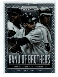 2013 Panini Prizm Band of Brothers #28 CC Sabathia/Derek Jeter/Robinson Cano SP - Picture 1 of 1