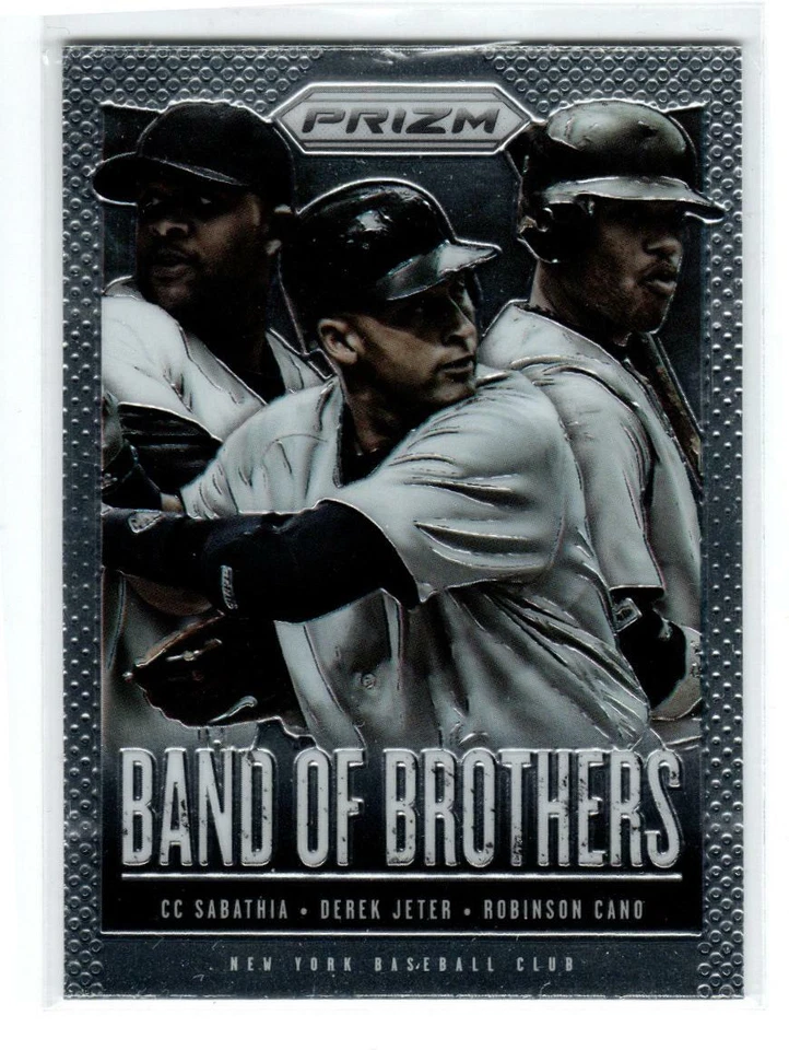 2013 Panini Prizm Band of Brothers #28 CC Sabathia/Derek Jeter/Robinson Cano SP - Image 1 of 1
