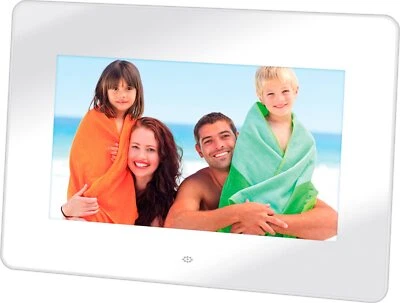 TREVI Cornice digitale foto 7" photoframe USB 2.0 col. Bianco DPL 2210 0221000 - Immagine 1 di 2