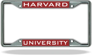 Marco de placa de matrícula de la Universidad de Harvard - Imagen 1 de 1