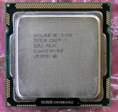 Intel Core i5-750 SLBLC 2.66 GHz Quad-Core LGA 1156 Socket H CPU Processor - Image 1 of 2