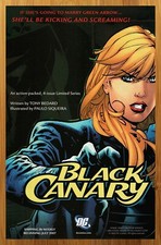 2007 DC Comics Black Canary Vintage Print Ad/Poster Official Superhero Promo Art