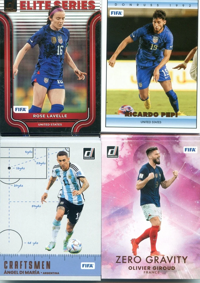 2022-23 Donruss FIFA PICK YOUR CARD for Set CRAFTSMEN, ZERO GRAVITY, ELITE, '92 - Image 1 of 1