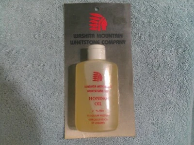 Aceite de afilado - Washita Mountain Whetstone Co. - 3 oz - Roca vieja nueva, sellada Foto 1 de 4