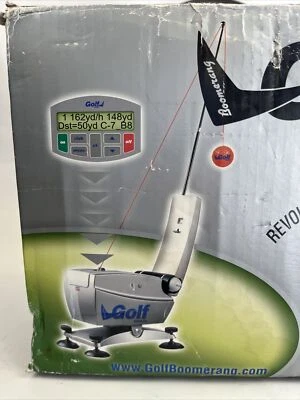 Dispositivo de devolución de pelotas de golf Boomerang móvil de golf raro - nuevo stock antiguo Foto 1 de 4