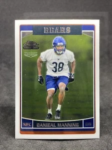 Tarjeta de novato Danieal Manning 2006 Topps cromada #220 osos - Imagen 1 de 2