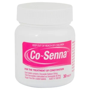 Co-Senna 30 Tablets Laxative Constipation Relief (Coloxyl with Senna Generic) - Picture 1 of 1