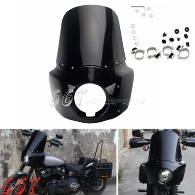 Kit de parabrisas carenado delantero para Harley Sportster XL1200V XL883 XL883L XL883R C Foto 1 de 4