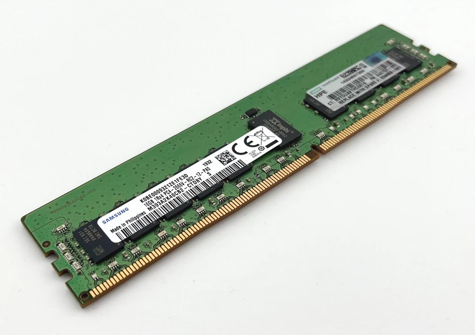 HPE 815098-B21 16GB Single Rank x4 DDR4-2666 Smart Memory Module - 3YR Warranty - Image 1 of 4