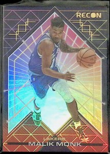 2021-22 Recon NBA Basketball Holo LA Lakers Malik Monk Sandwiches