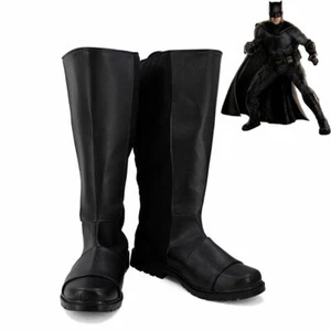 New Batman Bruce Wayne Cosplay Shoes Men Boots - Picture 1 of 10