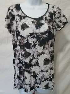 CAMISA TOP SIMPLY VERA de VERA WANG Talla PEQUEÑA MANGA 3/4 Diseño Artístico - Imagen 1 de 8