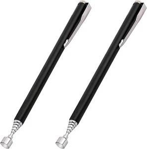 2pcsmagnetic Telescoping Pick-up Tool with Pocket Clip 3 Lb Extendable Magnetic - Picture 1 of 6