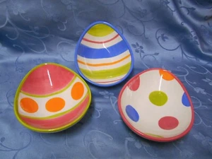 Home Interiors/ Home & Garden Party set of 3 Ceramic Egg Dishes - Picture 1 of 8