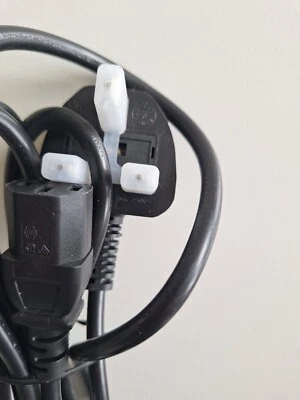 UK PC Power / Stromkabel englische Steckdose 10A - Bild 1 von 2