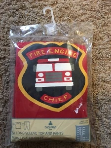 BabyGap Boys GAP 18-24 Months Pajamas Sleepware Firetruck Fire Chief Pajamas Nwt - Picture 1 of 5
