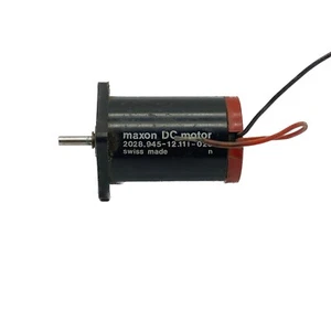 Diapositiva Maxon 2 cables de plomo de 1/8"". Motor de CC de eje 7/16"" largo 2028.945-12.111-025 - Imagen 1 de 6