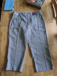 marks and spencer The Evie High Rise Cropped Dog Tooth Checked Smart Trousers - Picture 1 of 16